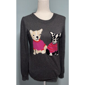 J Crew Mercantile Women S Sweater French Bulldog Autumn Cool Weather Comfy Cozy
